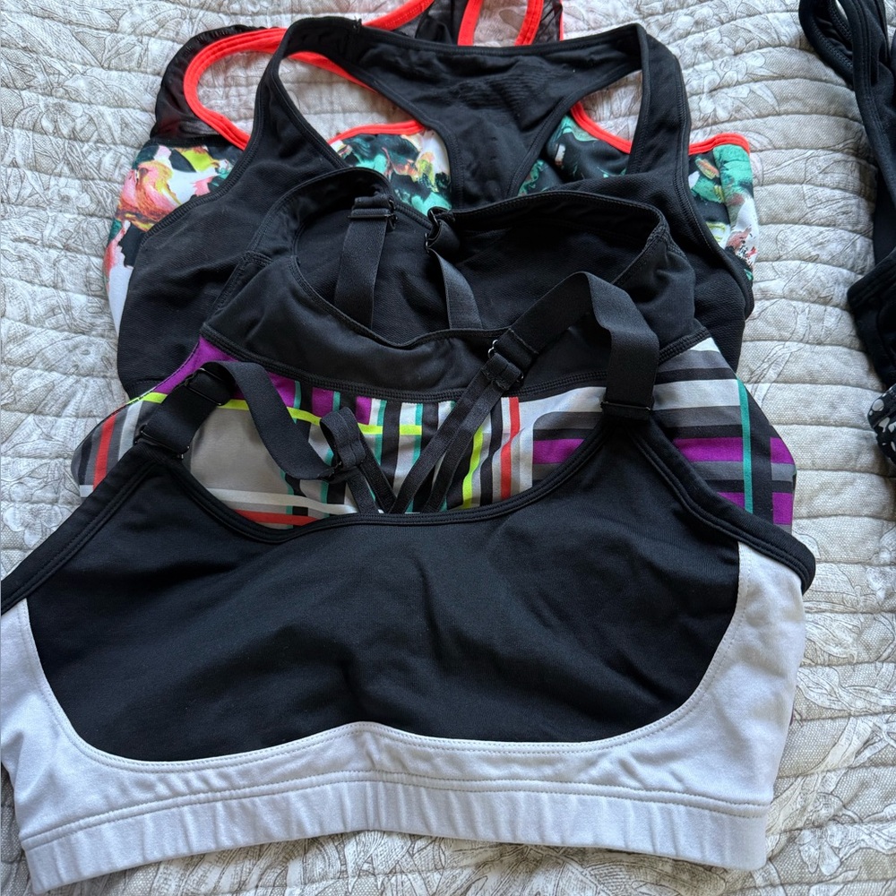 Women's Multicolor Sports Bras Set
